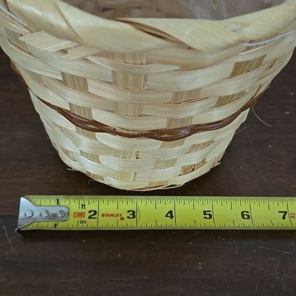 Baskets Small Desktop Finishing Home Storage Weaving Products Plant Cover Bin - Picture 12 of 16